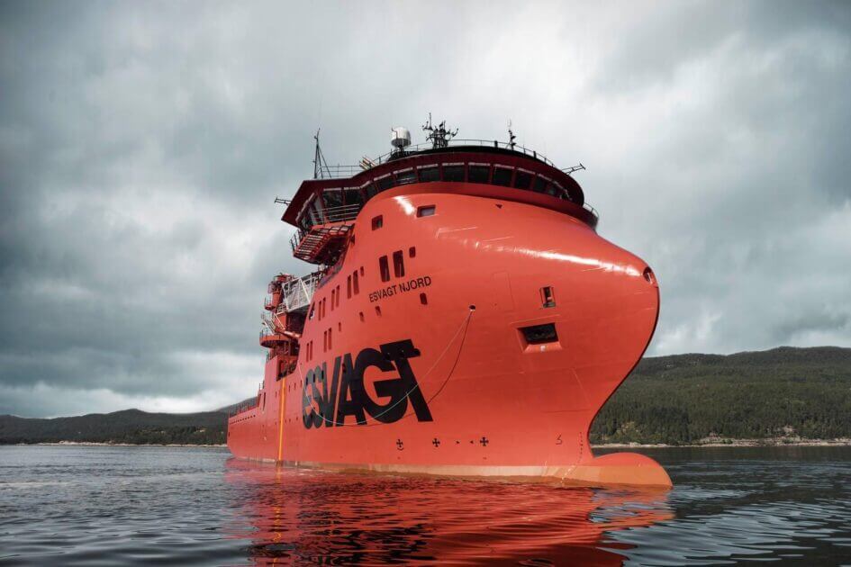 'Esvagt Njord' - en af de nye SOV'er. Foto: Havyard / Esvagt.