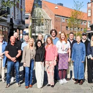 Den uformelle sammenslutning af butikker i "Vores ende af Kongensgade". Privatfoto.
