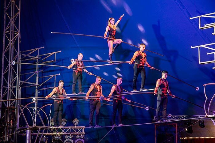 Cirkus Arena medbringer naturligvis dygtige, internationale cirkusartister. PR-foto.