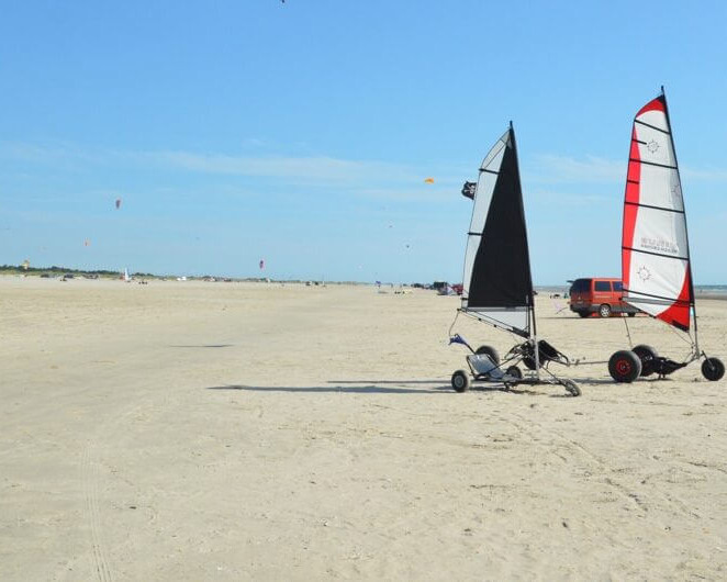 Strandsurfing på Fanø bliver igen muligt. Foto: Colorbox.