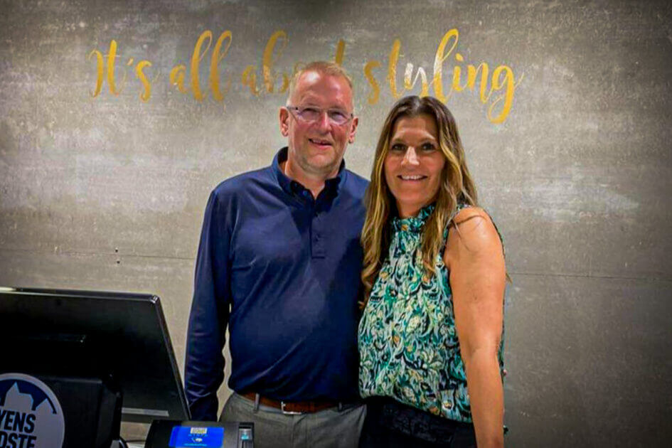 Syv år blev det til i Kongensgade 21. Privatfoto.