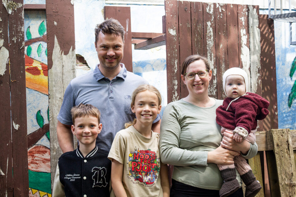 Familien Wolf. Foto: Mai Møller Christensen.