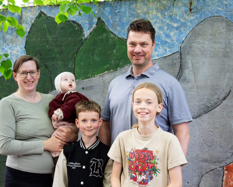 Familien Wolf. Foto: Mai Møller Christensen.