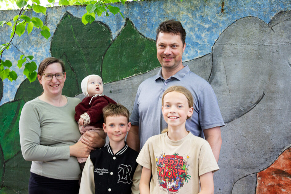 Familien Wolf. Foto: Mai Møller Christensen.