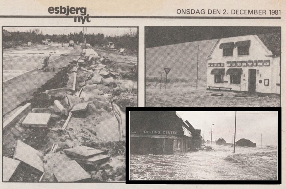 Udklip fra avisen "Esbjerg Nyt" fra december 1981.
