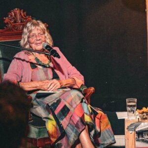 Hanne Meyer ved bogdagen i september 2024, hvor hun udgav sin børnebog. Arkivfoto: Fjodor Pedersen.