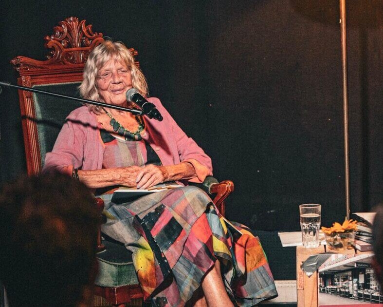 Hanne Meyer ved bogdagen i september 2024, hvor hun udgav sin børnebog. Arkivfoto: Fjodor Pedersen.