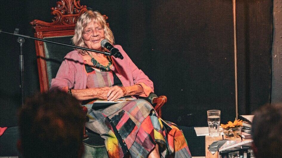 Hanne Meyer ved bogdagen i september 2024, hvor hun udgav sin børnebog. Arkivfoto: Fjodor Pedersen.