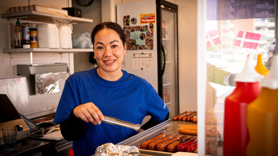 Susan Tran har drevet Gittes Grillbar i cirka syv år. Foto: Fjodor Pedersen.