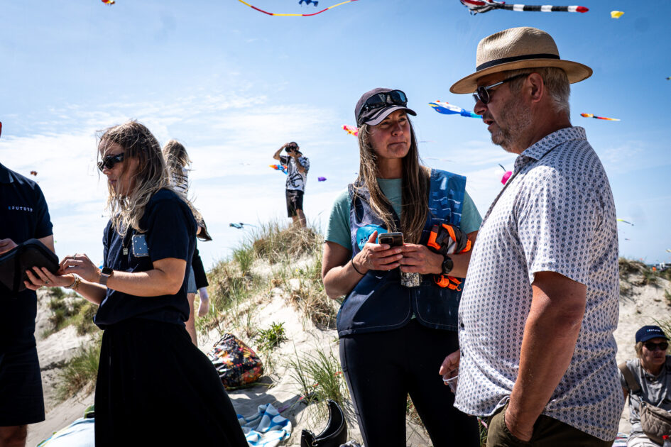 Signe Simonsen under et oplæg på Fanø. Foto: Fjodor Pedersen.