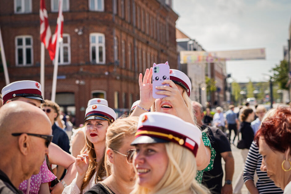 Studenter på Torvet, Esbjerg 2025. Foto: Fjodor Pedersen.