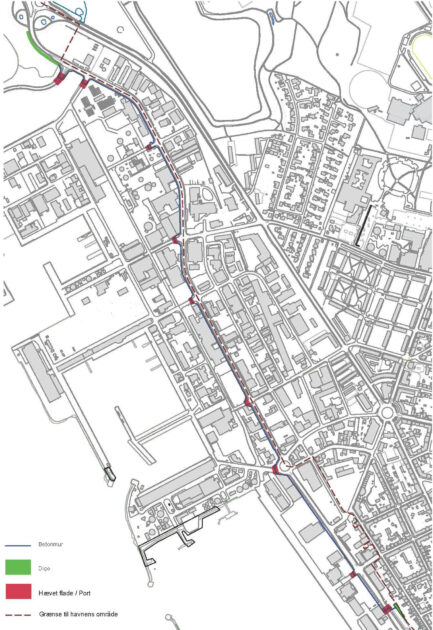 Esbjerg Kommune - Højvandsmur.
