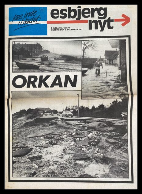 Forside af Esbjerg Nyt, december 1981.