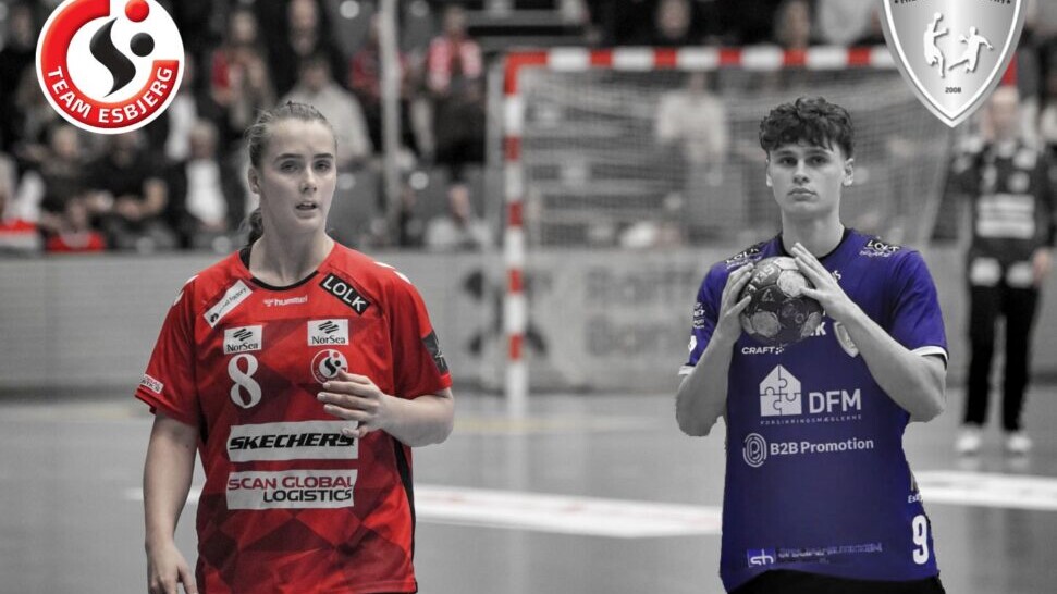 Team Esbjerg og Ribe-Esbjerg HH. Collage: Johnny Tauman.