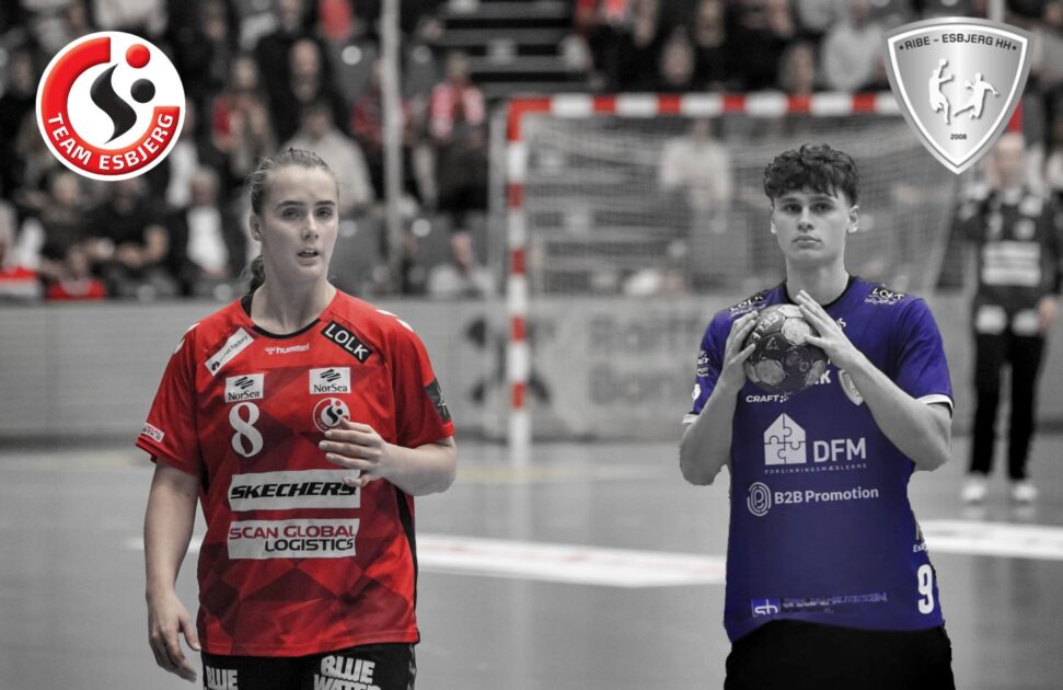 Team Esbjerg og Ribe-Esbjerg HH. Collage: Johnny Tauman.
