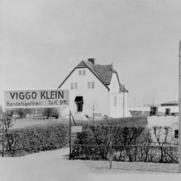 Kleins Gartneri lå oprindeligt på grunden. Foto: Privat samling.