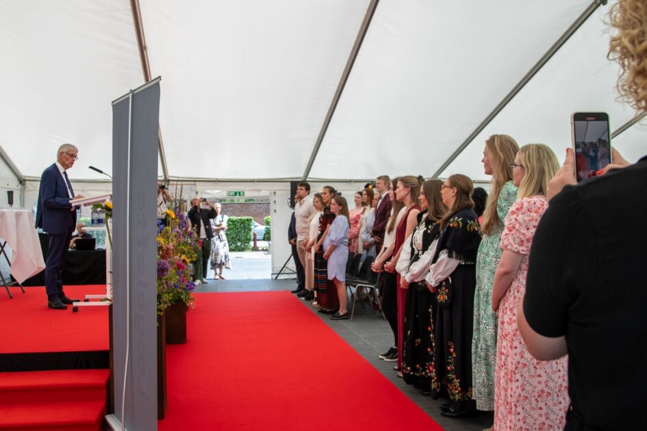 Lægeløftet blev aflagt. Foto: Johnny Tauman.