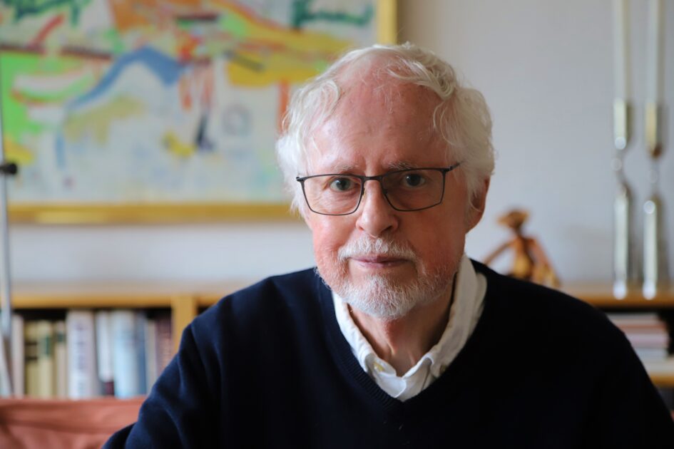 Ole Jacobsen hjemme i privaten. Foto: Johnny Tauman.
