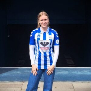 Esbjerg fB har styrket truppen markant på keeperposten med tilgangen af 23-årige Mia Reedtz Rehde Olesen. Pressefoto.
