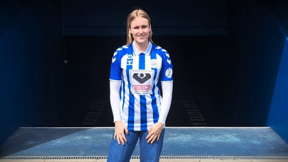 Esbjerg fB har styrket truppen markant på keeperposten med tilgangen af 23-årige Mia Reedtz Rehde Olesen. Pressefoto.