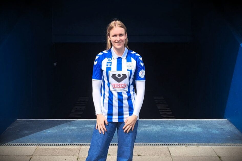 Esbjerg fB har styrket truppen markant på keeperposten med tilgangen af 23-årige Mia Reedtz Rehde Olesen. Pressefoto.