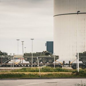 Bag ISPS-hegnet på havnen i 2021. Arkivfoto: Fjodor Pedersen.