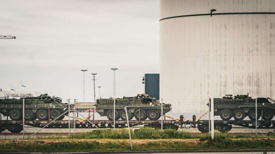 Bag ISPS-hegnet på havnen i 2021. Arkivfoto: Fjodor Pedersen.