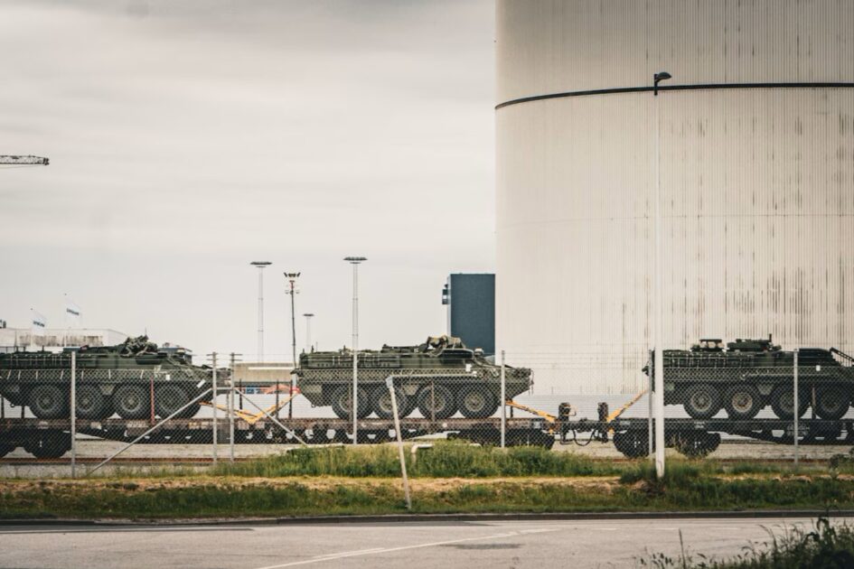 Bag ISPS-hegnet på havnen i 2021. Arkivfoto: Fjodor Pedersen.
