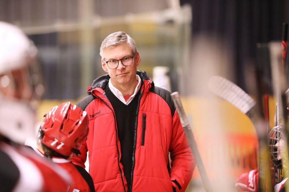 Finske Sami Lehtinen er ny assistent- og målmandstræner i Esbjerg Energy. Pressefoto.