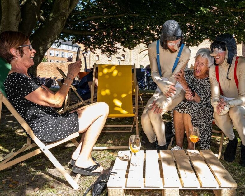 Gadeteater i Heerups Have, festuge 2024. Foto: Esbjerg Kommune.