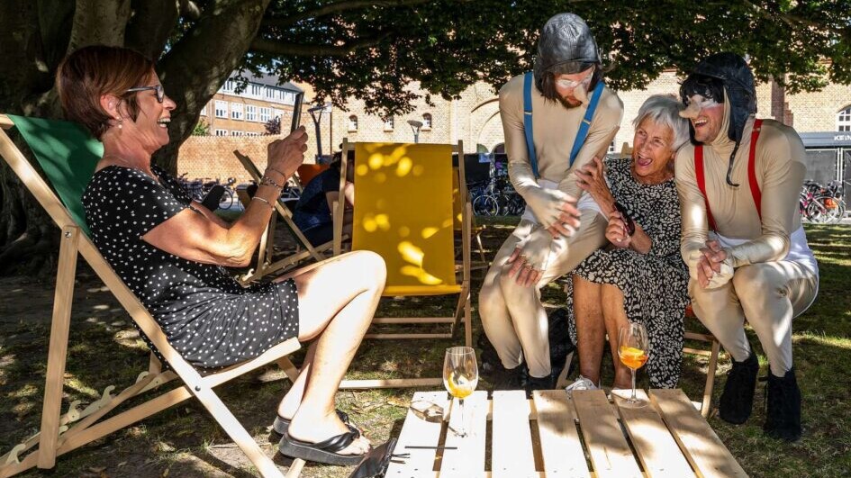 Gadeteater i Heerups Have, festuge 2024. Foto: Esbjerg Kommune.