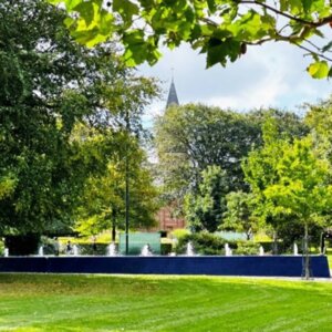 Vor Frelser Kirke set fra IC Møllerparken. Arkivfoto.