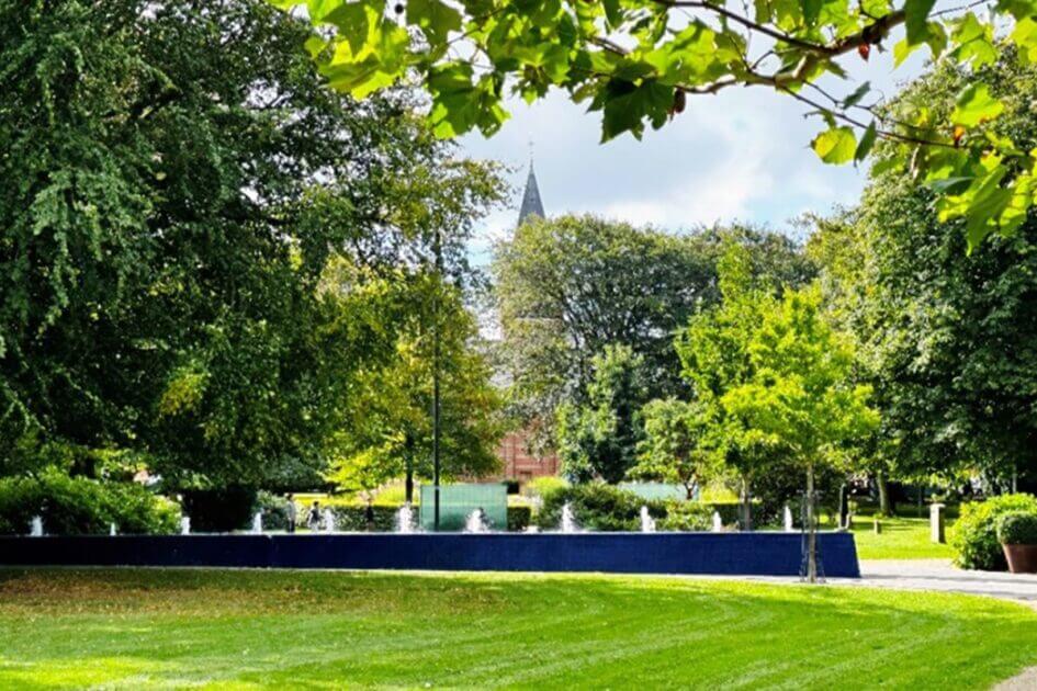 Vor Frelser Kirke set fra IC Møllerparken. Arkivfoto.