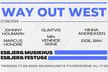 Udsnit af plakaten for Way Out West.