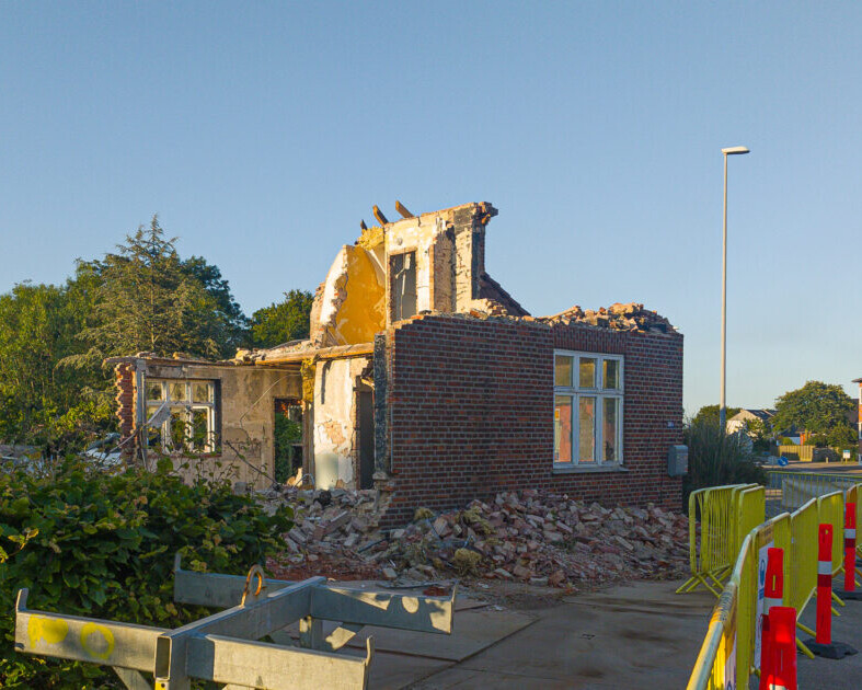 Strandby Kirkevej 301A. Billedet er taget mandag aften den 30. juni. Foto: Fjodor Pedersen.