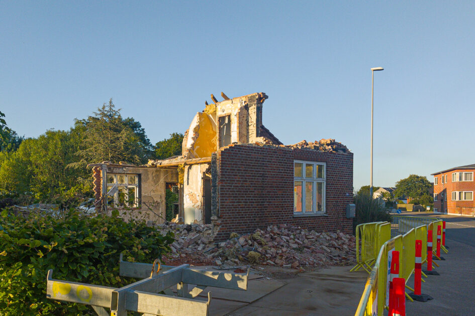 Strandby Kirkevej 301A. Billedet er taget mandag aften den 30. juni. Foto: Fjodor Pedersen.