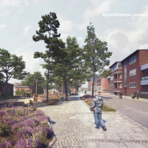 Visualisering af Havnegade ned mod Stormgade.