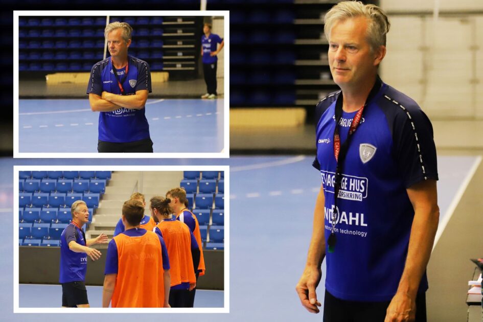 Assistentræner Ole Damgaard er kommet godt i gang - og spillerne er lydhøre. Foto: Johnny Tauman.
