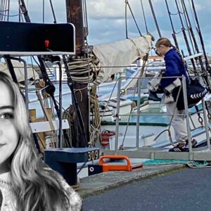 – Jeg vil se hele verden fra dækket af et skib, siger Lullu-Andrea.