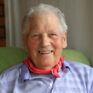 88-årige Ejnar Tykgaard fra Esbjerg. Foto: Johnny Tauman.
