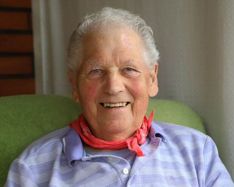 88-årige Ejnar Tykgaard fra Esbjerg. Foto: Johnny Tauman.