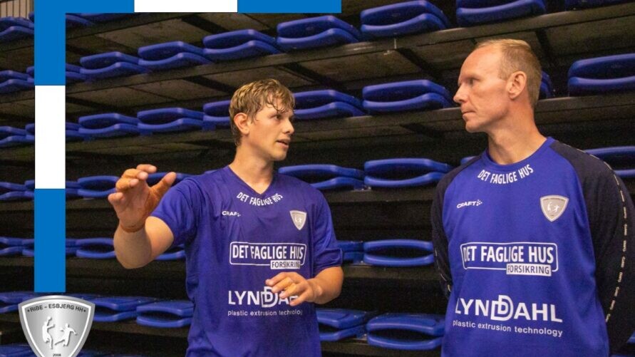 Tim Winkler (th) er ny målmandstræner, imens Andreas Haagen er tilbage i REHH efter to år i Ringsted. Foto: Johnny Tauman.