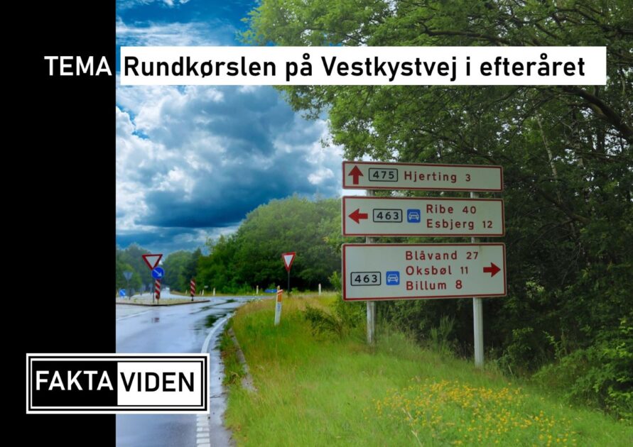 Anlæg af rundkørsel på Vestkystvej lukker vej i 14 uger. Foto/Grafik: Johnny Tauman.