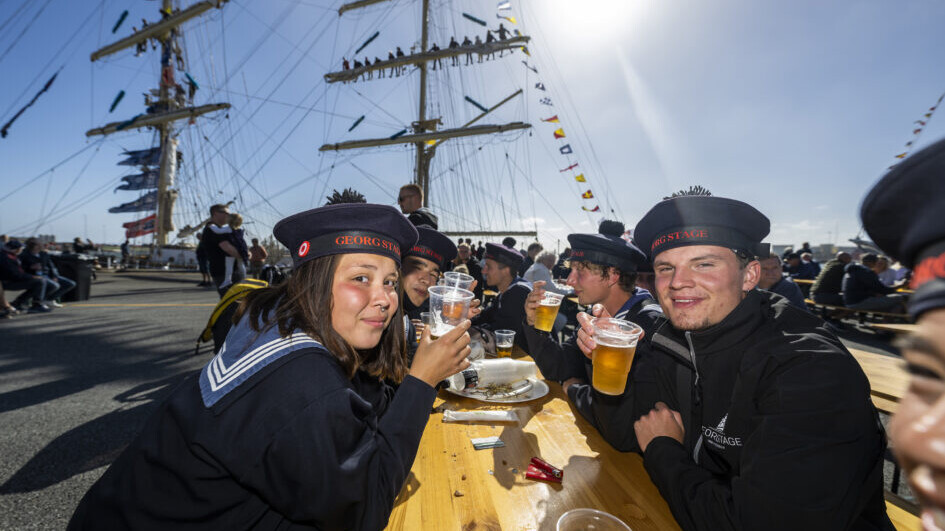 Sømænd og landkrabber kan glæde sig til et kulinarisk eventyr, når The Tall Ships Races besøger Esbjerg den 6.-9. august. Foto: Esbjerg Kommune