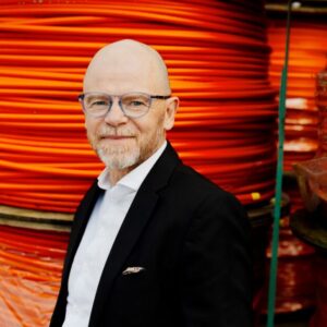 - Vi skaber signal med vores fiberforbindelser, og med navnet Sinal får vi en tydeligere position over for forbrugere, virksomheder og serviceudbydere, siger Carsten Bryder, direktør for Sinal. Foto: Tobias Nicolai/Norlys.