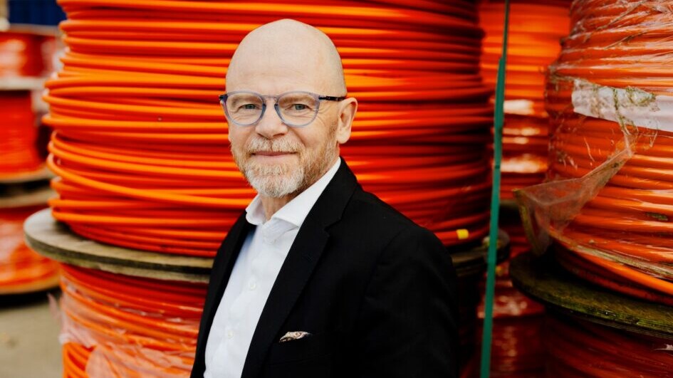 - Vi skaber signal med vores fiberforbindelser, og med navnet Sinal får vi en tydeligere position over for forbrugere, virksomheder og serviceudbydere, siger Carsten Bryder, direktør for Sinal. Foto: Tobias Nicolai/Norlys.