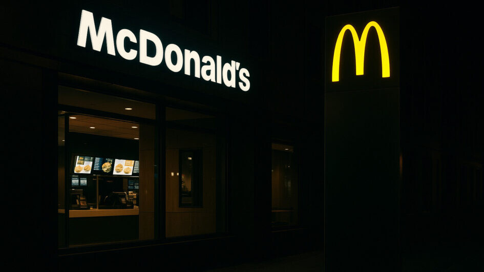McDonald's indfører gebyr på visse produkter imellem midnat og 06. Genrefoto.