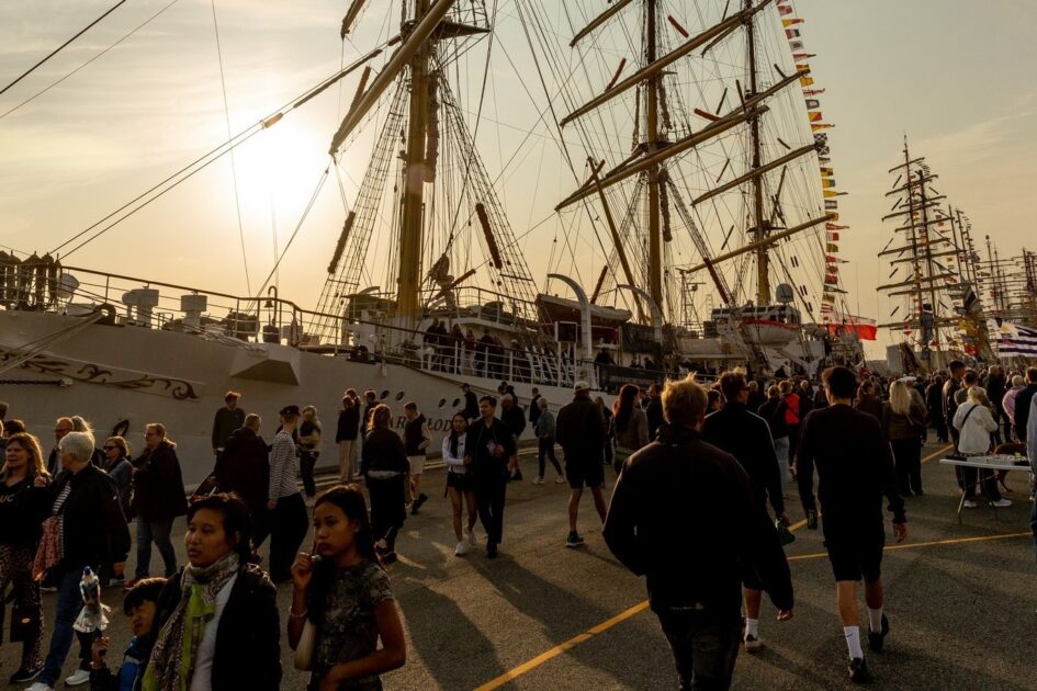 Aftenstemning. Tall Ships Race 2025. Foto: Jack Eben Steffensen.