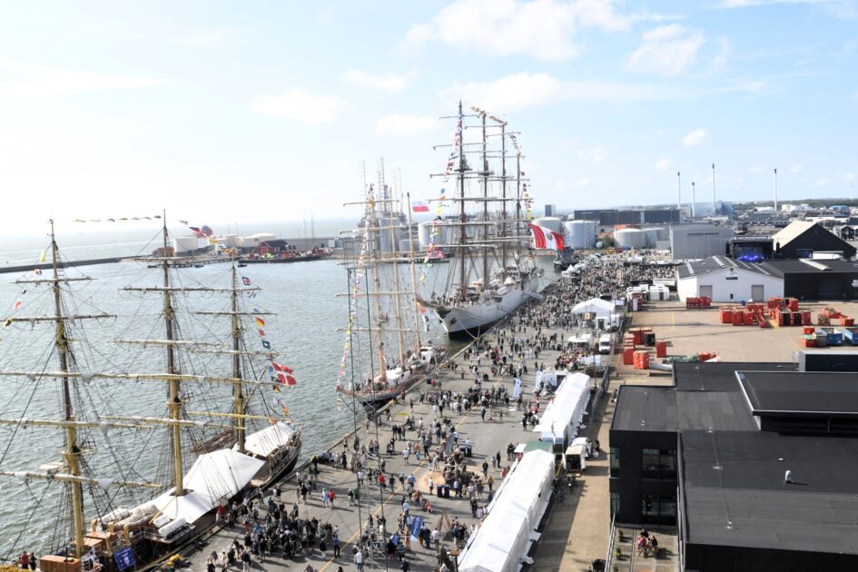 Det store overblik. Tall Ships Race 2025. Foto: Peter Langwithz Smith.
