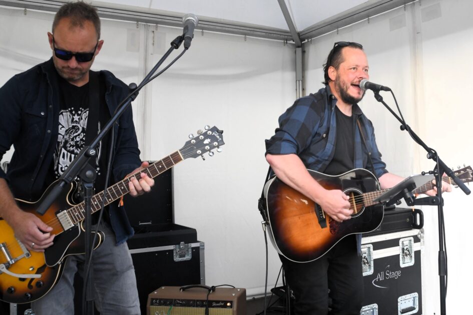 Eigil Bak i front for Bakland på Lanternen. Tall Ships Race 2025. Foto: Peter Langwithz Smith.